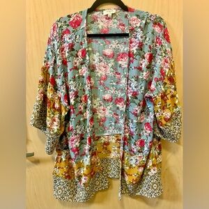 Umgee USA Floral Kimono – Size L